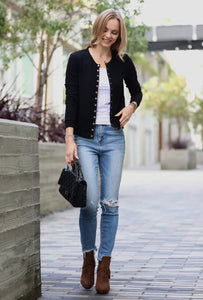 Carrie Snap Front Cardigan